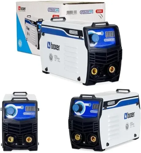 Soldador Inversor Boxer Touch145 140A - TIG por Raspagem - 220V + Kit Acessórios
