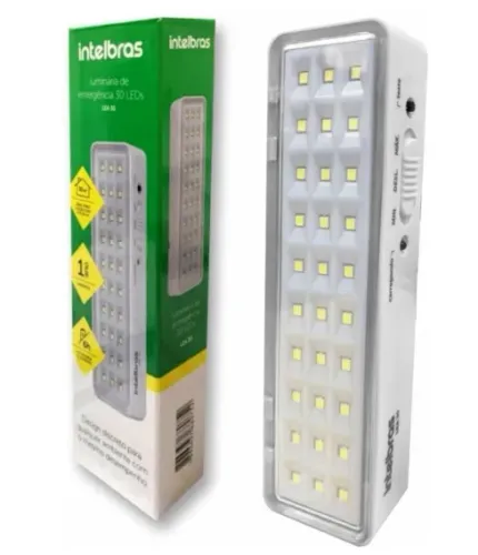 Luminária de Emergência Autônoma Intelbras LEA 31 com 30 Leds 