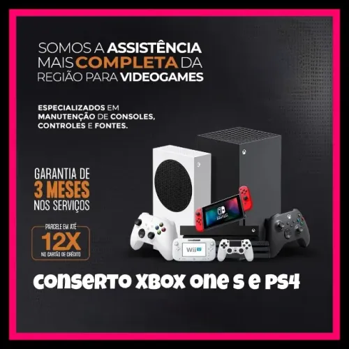 Xbox one S manutenção e conserto