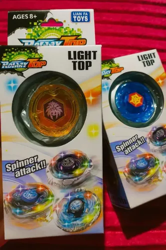 Beyblade com Lançador e Luz LED - Novo na Caixa