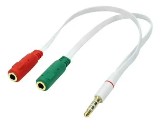 Adaptador Headphone Splitter Fone Microfone P2 3,5mm Aud-01 - Armarinho Ditudo