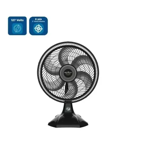  Ventilador de Mesa Britânia 40CM Preto BVT400 - 127 Volts (PRODUTO NOVO)