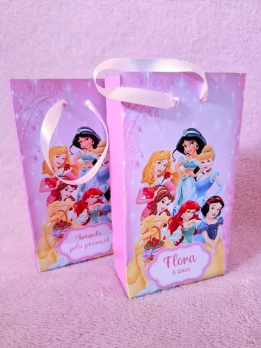 Sacolas de lembrancinhas Princesas