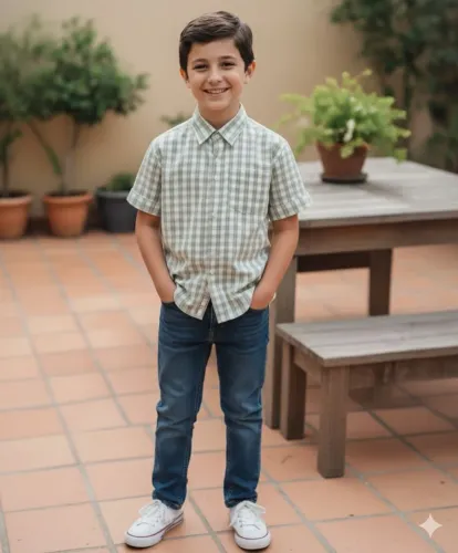 Camisa social infantil Nova Tam 8 anos tenho outros modelos