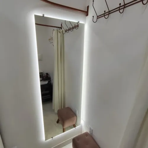 Espelhos padrão com Led 