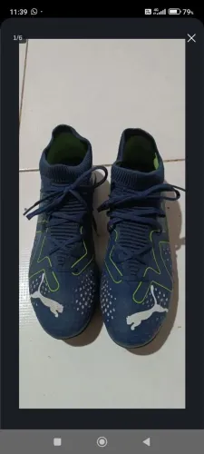 Chuteira society 39/40 puma botinha.