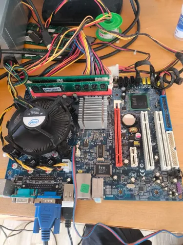 Kit placa mãe ata100