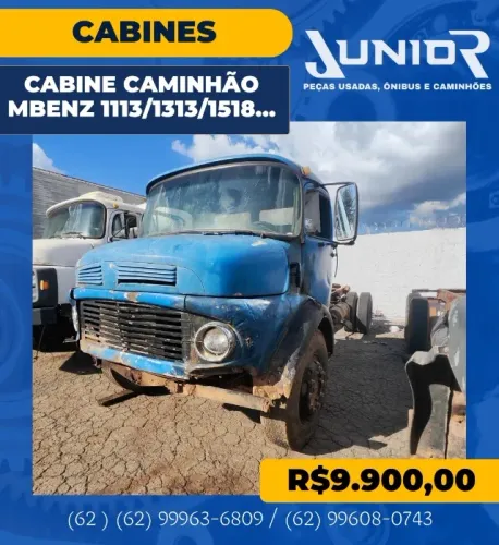 Cabine Caminhão Mercedes Benz 1113/1313/1518...