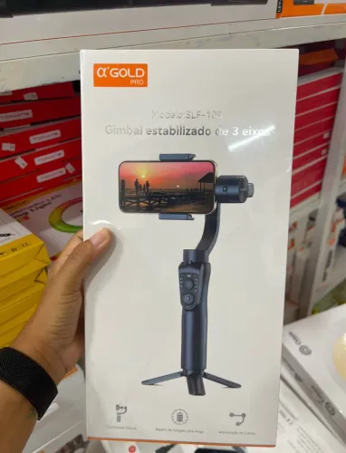 Gimbal Estabilizador 3 eixos Alpha Gold Pro SLF-105