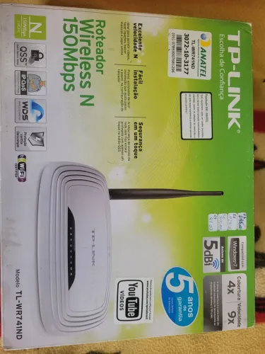 Roteador o wireless TP link