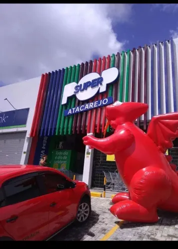 Fachada LOJA - BARRA COLORIDAS EM ACM