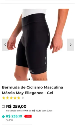 Bermuda ciclismo Márcio may 7 horas Tamanho P