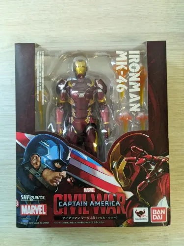 Homem de Ferro Mark 46 - Civil War - S.H.Figuarts