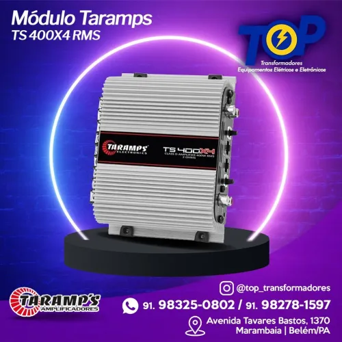 Módulo Amplificador Taramps TS 400x4 RMS