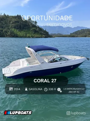 LANCHA CORAL 27 OPEN - 2014 (REAL, CORAL, VENTURA, FOCKER)