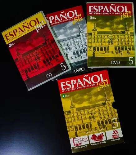 Cursos inglês e espanhol