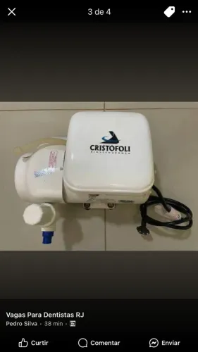 Vendo bomba a vácuo Cristofoli semi nova tel *