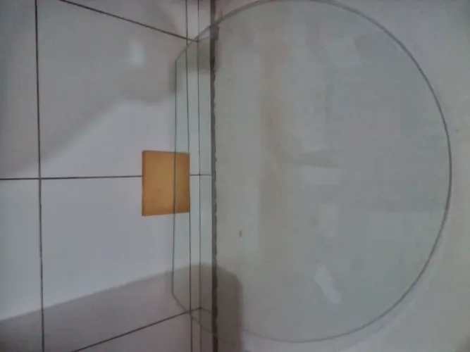 Tampo de mesa de vidro