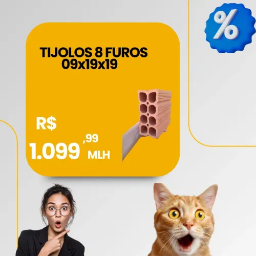 TIJOLOS 8 FUROS