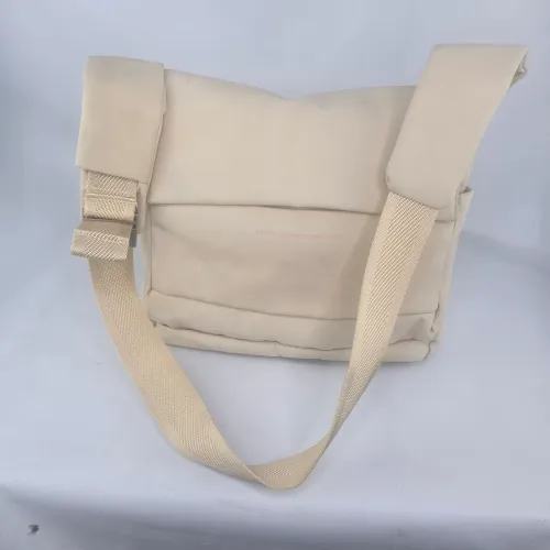 Bolsa estilo carteiro benetton original bege