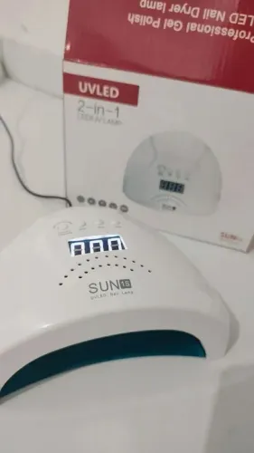 Lâmpada UV LED para Unhas SUN1S 2 em 1