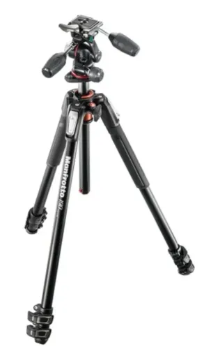 Tripé Manfrotto Mk190xpro3-3w Com Cabeça 3 Vias Suporta 6k