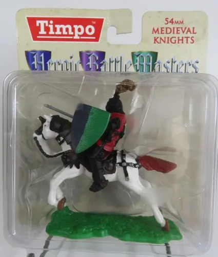 CAVALEIRO MEDIEVAL (HEROIC BATTLE MASTERS), fabricado pela TIMPO, na Embalagem lacrada.