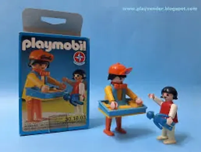 Playmobil Estrela - Baleiro do Circo com menina - Brinquedo Antigo