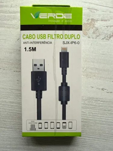 Cabo usb filtro duplo