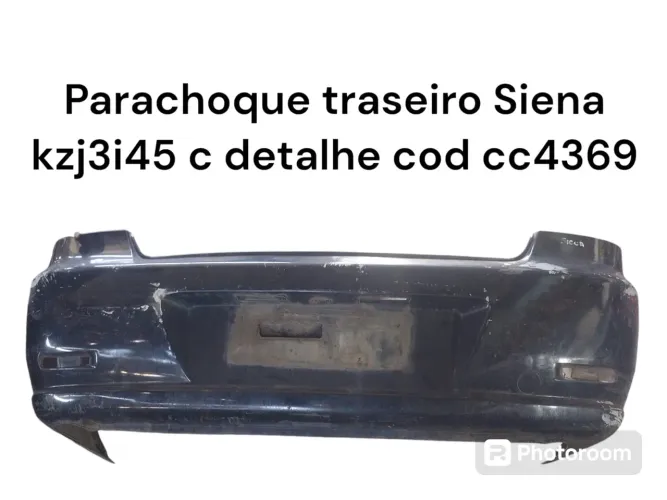 Parachoque Traseiro Siena Kzj3i45 Detalhe - Cod CC4369
