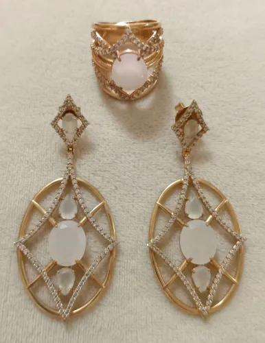 Conjunto semijoias luxo