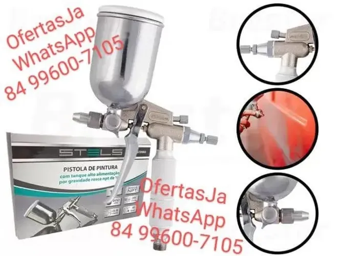 Pistola de Pintura Profissional Aerográfo 0,5mm