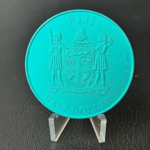 Moeda Half Dólar 2019 Titânio - Fiji ? 