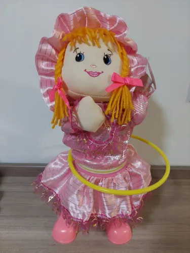 OPORTUNIDADE///Boneca Hula Hoop Rosa - Diversão Garantida!