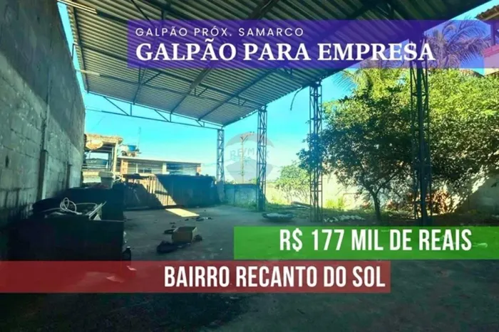 Galpão à Venda Recanto do Sol, Anchieta - ES