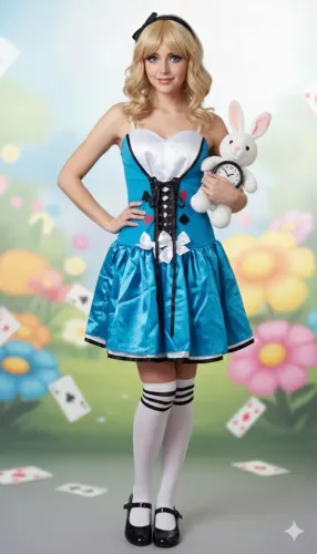Fantasia Alice no país das maravilhas adulto