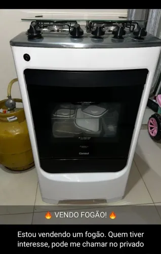Vendo fogão 4 bocas Brastemp em perfeito estado