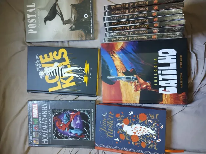 Lote de HQs, Mangás e Livros (vendo separado)