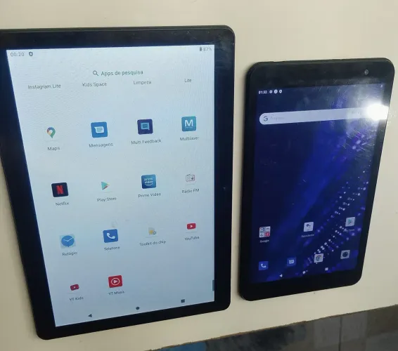Tablet de 8 polegadas e 10 polegadas