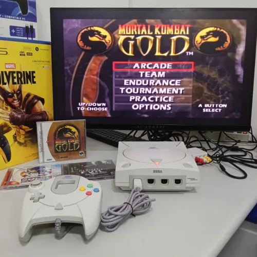 Vendo Dreamcast Sega Original + Jogos Semi novo