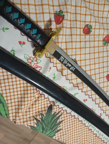 Katana de Bambu - Nirichin do Muichiro Tokito - Demon Slayer - Sem Corte - Cosplay