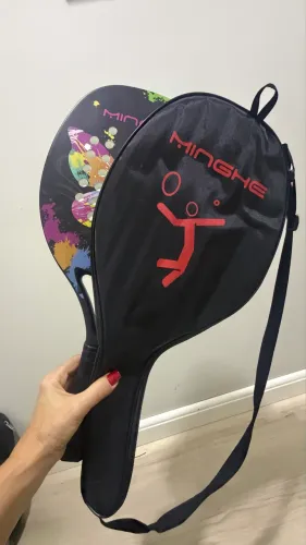 Raquete Para Beach Tennis Minghe Carbono