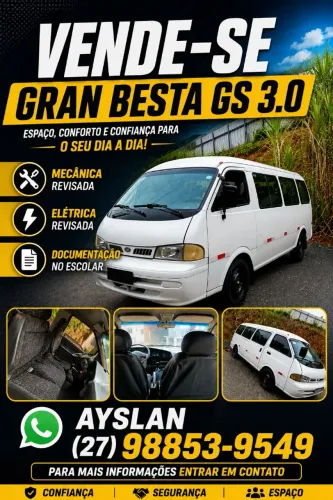 Kia Motors Besta GS Grand 3.0 8V 16L Diesel 2002