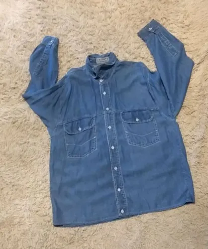 Camisa masculina jeans da marca Gandhi