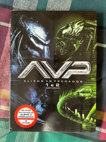 DVD Aliens Vs Predador 1 E 2 - Dvd Duplo - Usado - Ótimo Estado