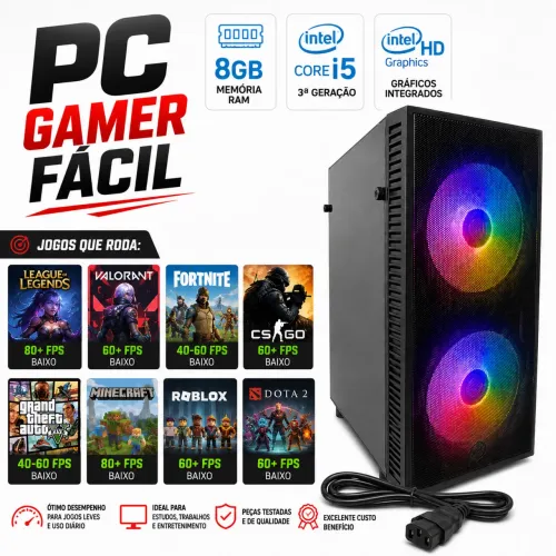 PC GAMER I5 8GB RAM