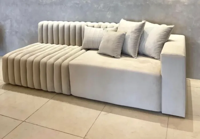 Sofá com design elegante
