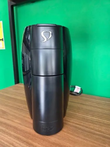  cafeteira 3 corações LOV BASIC - PRETA 110V