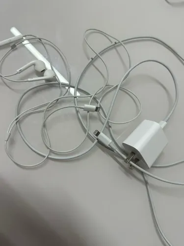 Fone e carregador Apple iPhone 