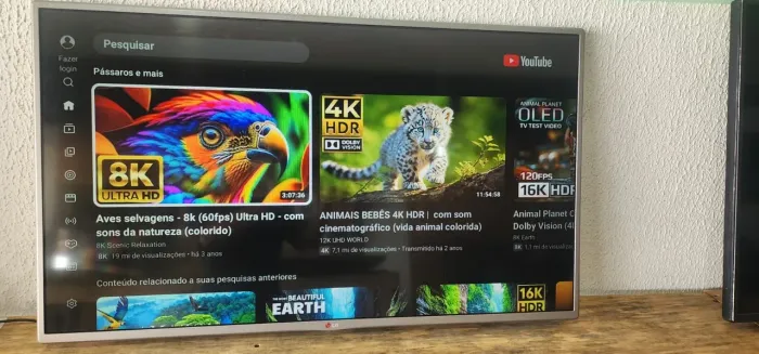 43 POLEGADAS LG SMART APENAS APLICATIVOS YOUTUBE FAÇO ENTREGA DEIXO INSTALADA R$799